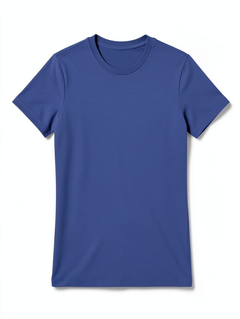 T-shirt quick-dry bleu — coupe ajustée, S à XL