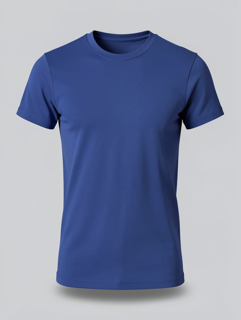 T-shirt quick-dry bleu — coupe ajustée, S à XL