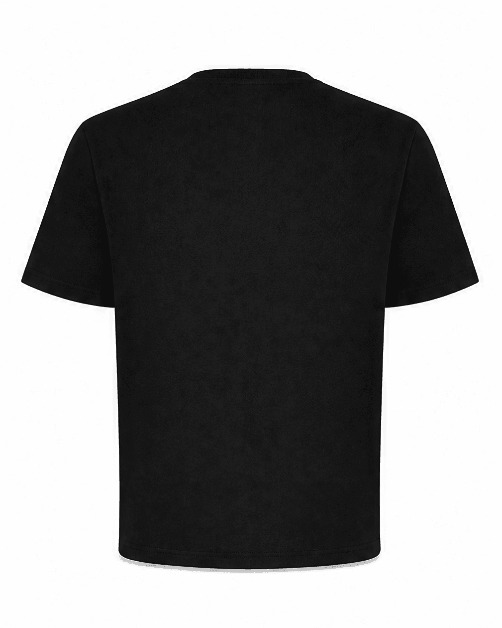 T-shirt noir cœur rouge